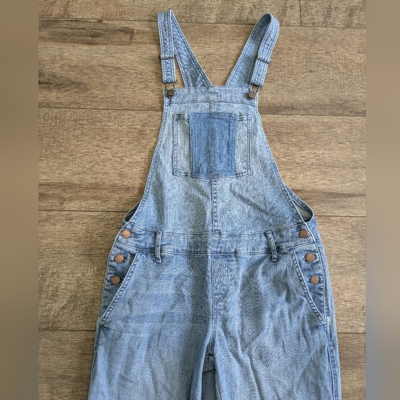 American Rag Light Blue Denim Overalls - Picture 4 of 8